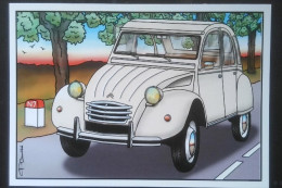 ► CITROËN 2CV -  Modèle 1974  - CPM Illustrateur - Passenger Cars