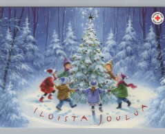 Happy New Year Christmas Children Vintage Postcard CPSM #PBM259.GB - Nouvel An