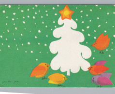 Happy New Year Christmas Vintage Postcard CPSM #PAZ850.GB - Nieuwjaar