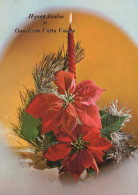 Happy New Year Christmas CANDLE Vintage Postcard CPSM #PBA043.GB - Nieuwjaar