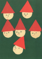 Happy New Year Christmas GNOME Vintage Postcard CPSM #PAY953.GB - Nouvel An