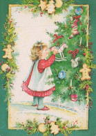 Happy New Year Christmas CHILDREN Vintage Postcard CPSM #PAY764.GB - Nouvel An
