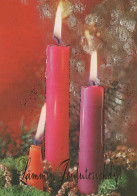 Happy New Year Christmas CANDLE Vintage Postcard CPSM #PAW293.GB - Nouvel An