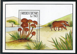 Sierra Leone ** Bloc 165 - Champignons (Cl 2 -p.47) - - Sierra Leona (1961-...)