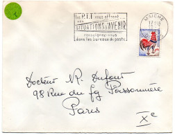 DOUBS - Dépt N° 25 = MAICHE 1963 = FLAMME Non Codée = SECAP Multiple ' PTT Vous OFFRENT SITUATIONS AVENIR ' - Mechanical Postmarks (Advertisement)