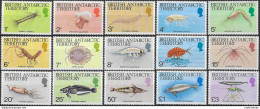 1984 British Antarctic Territory Sea Animals 15v. MNH Michel N. 108/23 - Autres & Non Classés