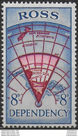 1957 Ross Dependency 8d Red And Blue MNH SG. N. 3a - Autres & Non Classés