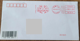 China Cover "Hetian Meiyu Goes Out Of Kunlun" (Wusu, Xinjiang) Postage And Machine Stamp With Japanese Real Delivery Sea - Sobres