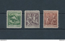 1924 AUSTRIA, N. 326 - 327 - 328 Pro Artisti Poveri - Serie Non Completa - MNH** - Other & Unclassified