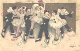 Carlo Chiostri:Dancing Harlequins, Pre 1931 - Chiostri, Carlo