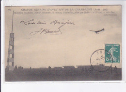 MARNE: Grande Semaine D'aviation De Champagne Monoplan Antoinette Moteur Antoinette 1909 - Très Bon état - Autres & Non Classés