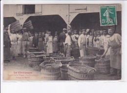 MARNE: La Champagne Travail De La Vigne Les Vendanges Pesage Du Raisin - état - Andere & Zonder Classificatie