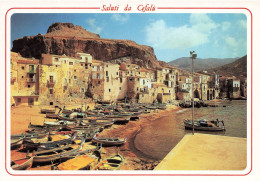 ITALIE - Sicilia - Palermo - Cafalu' - La Marina - Bord De La Mer - Seaside - Barques - Carte Postale - Palermo