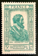 1943 FRANCE N 592 - HENRI IV 1553-1610 - NEUF*/** - Unused Stamps