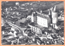 Ppgf/ CPSM Grand Format - EURE ET LOIR - CHATEAUDUN - VUE AÉRIENNE DU CHATEAU, DU DONJON ET DE LA VILLE - - Chateaudun