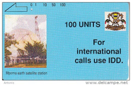 UGANDA(Tamura) - Mpoma Earth Satellite Station, UPTC First Issue 100 Units, Used - Ouganda