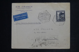 ESPAGNE - Enveloppe Air France De Madrid Pour Paris En 1935 -  L 152595 - Storia Postale