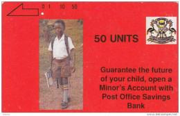 UGANDA(Tamura) - P.O. Savings Bank, UPTC First Issue 50 Units, Used - Ouganda