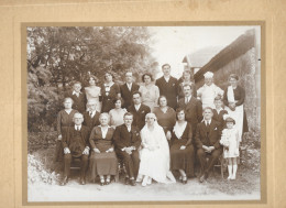 Généalogie: Photographie De Mariage En 1934 Probablement à Romans (Drôme) Familles Bourne, Damès, Bert, Photo Paul Boyer - Personnes Identifiées