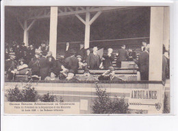 MARNE: Grande Semaine Aéronautique De Champagne Visite Du Président De La République Et Ministres 1909 - Très Bon état - Autres & Non Classés