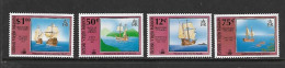 ILES VIERGES 1991 BATEAUX  YVERT N°692/695 NEUF MNH** - Postzegels Op Postzegels