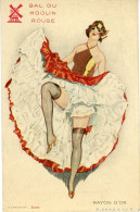 Chazelle. Bal Du Moulin Rouge. Rayon D'or. Danseuse De French Cancan - Naillod