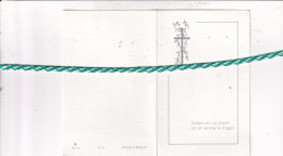 Arnold Haverbeke-De Buck, Sint Laureins 1932, Eeklo 1987 - Todesanzeige