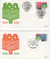 COB - FDC N° 814/15 - Timbre N° 2238/39 - 1981-1990