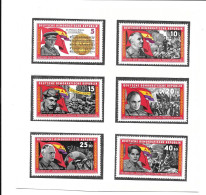 DH56 - TIMBRES DDR - GUERRE D'ESPAGNE - BRIGADES INTERNATIONALES - Andere & Zonder Classificatie