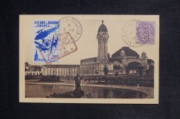 FRANCE - Carte Postale Du Meeting Aérien De Limoges En 1931 Avec Vignettes Recto Et Verso -  L 152599 - 1927-1959 Brieven & Documenten