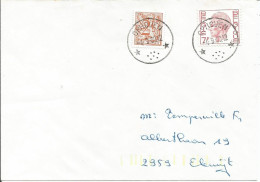 SOLDES - 1980 - Lettre Envoyée De OPHOVEN - Bel Affranchissement - Postmarks With Stars