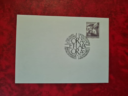 LETTRE/CARTE   AUTRICHE 1980 CACHET MARIAZELL BRIEFMARKEN SCHAU ST GABRIEL 1500 JAHRE ST BENEDIKT - Sonstige & Ohne Zuordnung