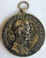 Austria Hungary WW1 Silver Fortitudini Medal For Bravery Kaiser Karl 1917 1918    PLIM - Austria
