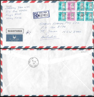 Hong Kong Kings Road Registered Cover To Australia 1994. $13.40 Rate - Covers & Documents