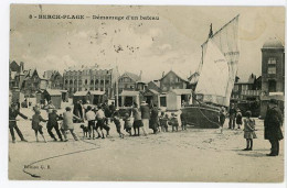 62 BERCK-PLAGE ++ Démarrage D'un Bateau ++ - Berck