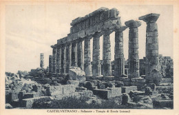 ITALIE - Trapani - Castelvetrano - Selinunte - Tempio Di Ercole (esterno) - Carte Postale Ancienne - Trapani