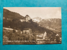 Suisse.carte Aspect Carte Photo .chateau Du Chatelard Et Les Rochers De Naye Edt Art Perrochet Matile - Other & Unclassified