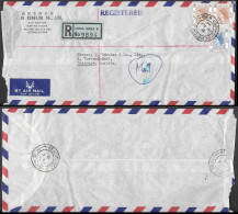 Hong Kong Registered Cover To Austria 1961. QEII $1.30 Stamp - Briefe U. Dokumente