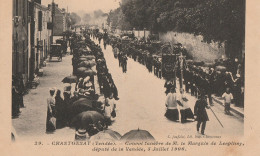 CHANTONNAY. - Convoi Funèbre De M.le Marquis De Lespinay, Député De La Vendée - Chantonnay