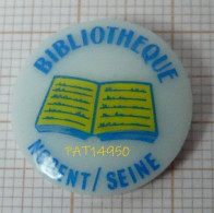 PAT14950 La BIBLIOTHEQUE De NOGENT Sur SEINE  Dpt 10 AUBE En PORCELAINE THOSCA - Ciudades