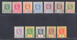 1903 Seychelles - Stanley Gibbons N. 46/56, MH* - Otros & Sin Clasificación