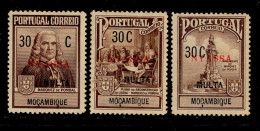 ! ! Nyassa - 1925 Postal Tax Due (Complete Set) - Af. IPP 01 To 03 - MH - Nyassa
