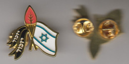 ISRAEL REMEMBER IZKOR FLAG PIN - Autres & Non Classés