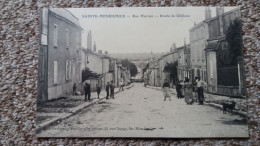 CPA SAINTE MENEHOULD MARNE 51 RUE FLORION ROUTE DE CHALONS ED OBERLAENDER ANIMATION - Sainte-Menehould