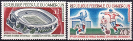 Série De 2 Timbres Aériens Neufs** - Huitième Coupe Du Monde De Football - PA88-PA89 (Yvert Et Tellier) - Cameroun 1966 - Cameroon (1960-...)