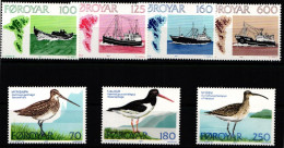 Dänemark Färöer Jahrgang 1977 Mit 24-30 Postfrisch #NO007 - Féroé (Iles)