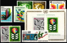 Vereinte Nationen Wien Jahrgang 1980 Mit 7-15 Postfrisch #NO069 - Andere & Zonder Classificatie