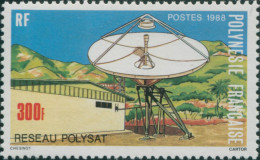 French Polynesia 1988 Sc#485,SG535 300f Dish Aerial MNH - Other & Unclassified