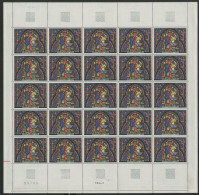 N° 1492 VITRAIL De La SAINTE CHAPELLE Feuille De 25 Ex. ** MNH Cote 15 € Voir Suite - Feuilles Complètes