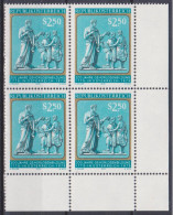 1979 , Mi 1606 ** (4) -  4 Er Block Postfrisch - 200 Jahre Gehörlosenbildung In Österreich - Unused Stamps